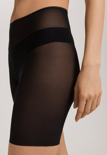 Smooth Illusion Semi-Transparent Tulle Bike Shorts | Black 70846-019